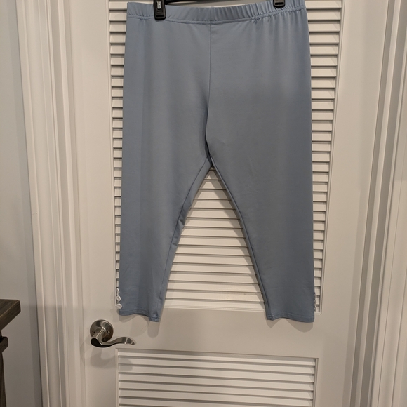 unbranded Pants - Silver Leggings Soft and Tapered Design Size XXL